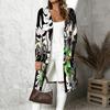 Plus Size Women Long Sleeve Open Front Loose Outerwear Casual Fashion Cardigan