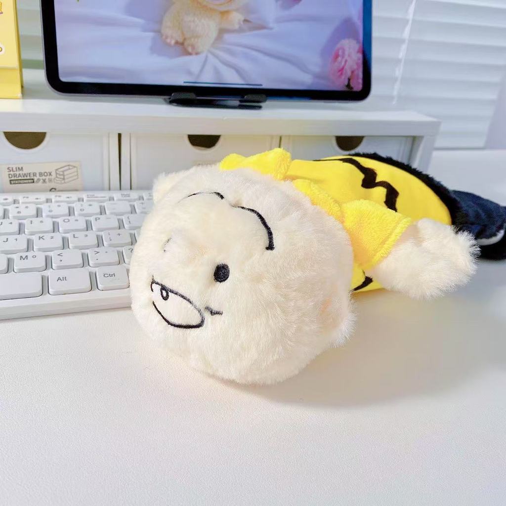 Snoopy Charlie Tuck Plush Pen Bag With Large Capacity For Students And Kids CharliePencilCase