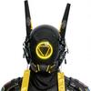 Cyberpunk Commander COS Helmet, Mechanical Armor, Technological Bar Gathering led Mask, Robot Mask