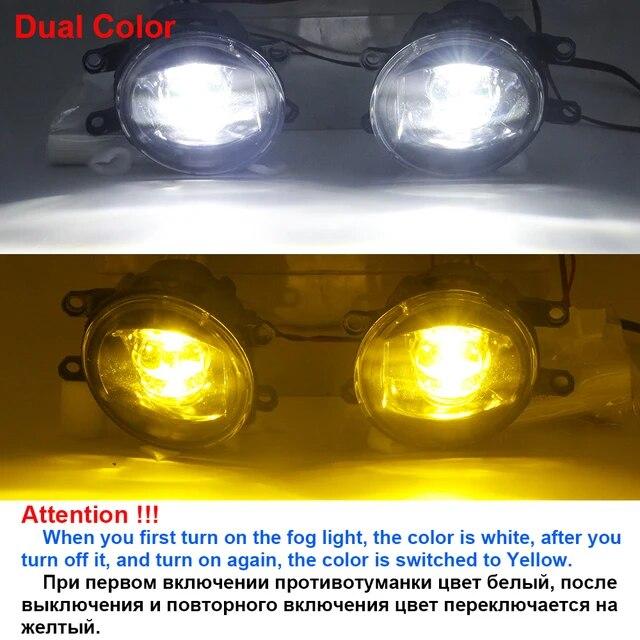 2 X Fog Light 30W 8000LM Car LED Fog Lamp H11 12V For Toyota Camry Land Cruiser Prado Prius Tundra C-HR CHR Sienna Solara Avalon
