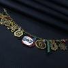 Anime Demon Slayer Charm Bracelet For Women Men Evil Kamado Tanjirou Figure Bangle Bracelet Adjustbale Chain Jewelry Gifts