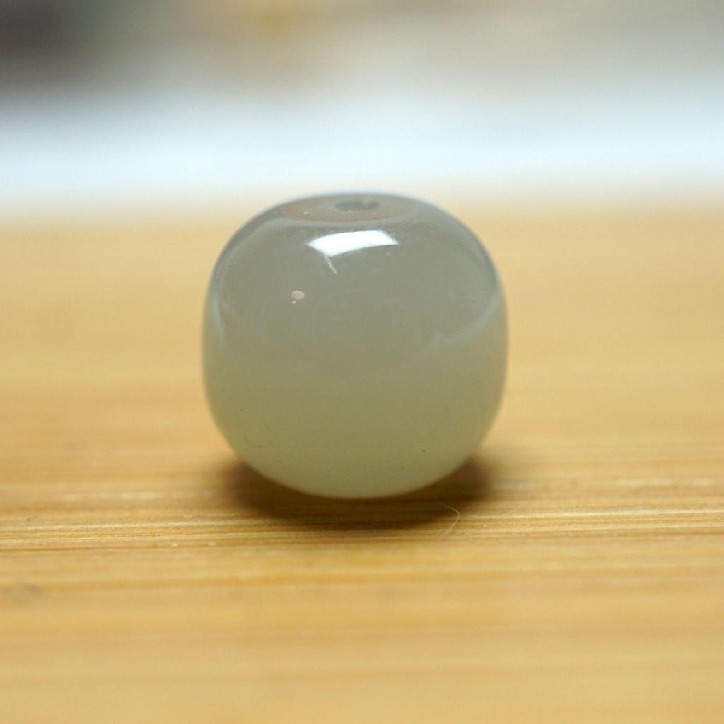 Hetian Jade Loose Beads for DIY Bracelets and Jewelry