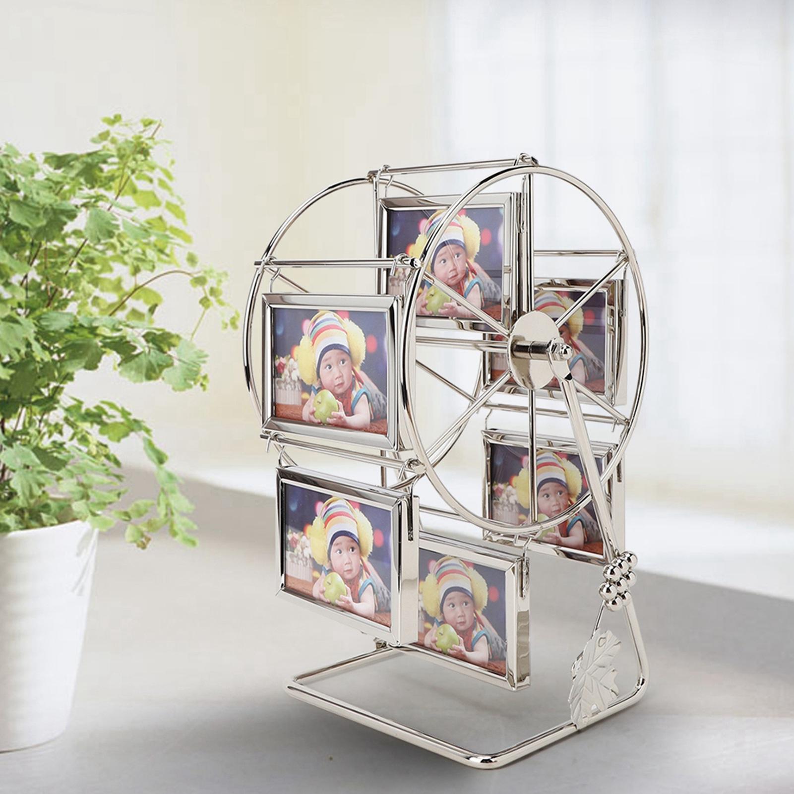 

Уникальная вращающаяся стойка для фоторамки на колесах для свадебной фотостудии, украшения дома