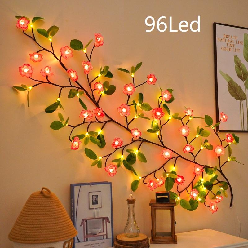 Led Vines Light Strings Willow Vine Branch Diy Light For Room Wall Wedding Party Decor Festival Decorations Garland Light