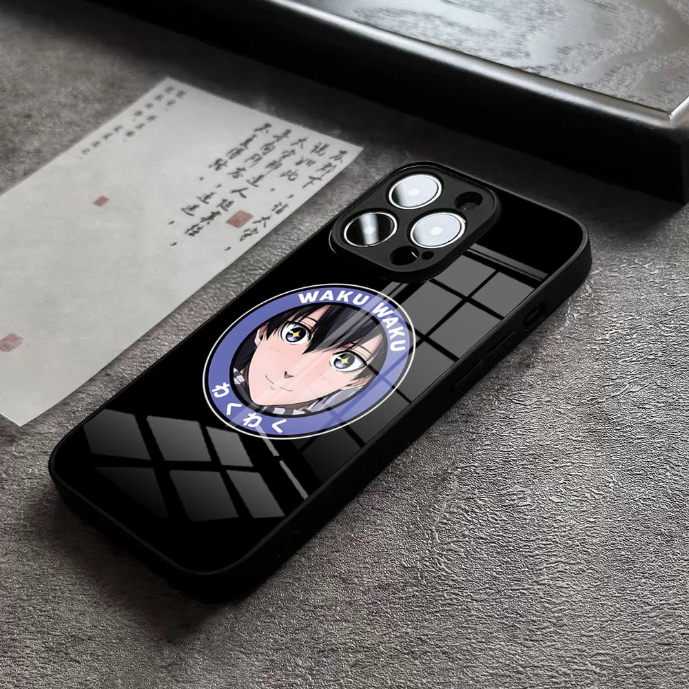 Blue Lock Anime Phone Case For IPhone 16 Pro Max 15 Plus 14 Pro 12 11 13 Mini X XR XS Max 8 7 Plus SE Glass Cover