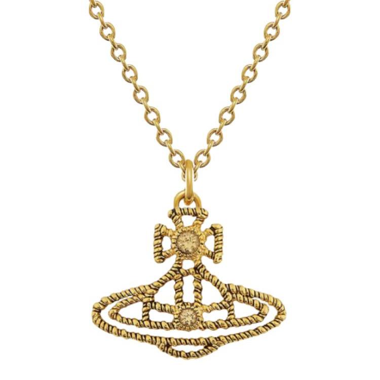 Vivienne Westwood Planet Pattern Design Necklace Women necklace Gold 630203GJ02R958 Basic Packaging-Dust Bag+Box