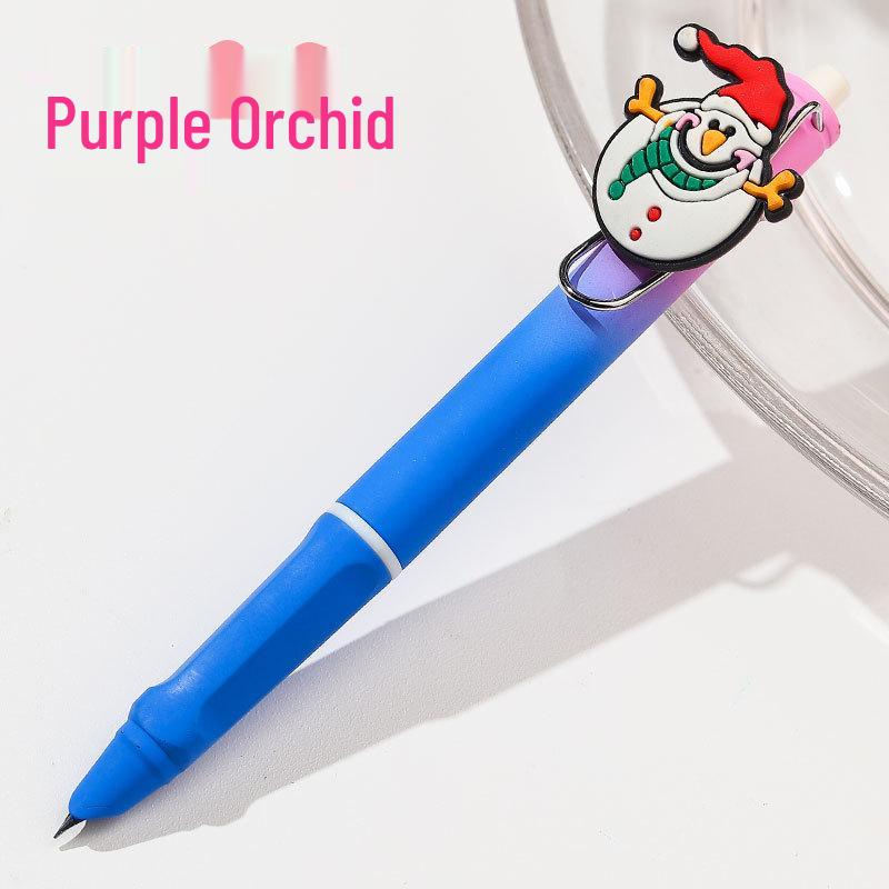 Cute Cartoon 0.38mm Ballpoint Pen with Replaceable Ink for Primary Students