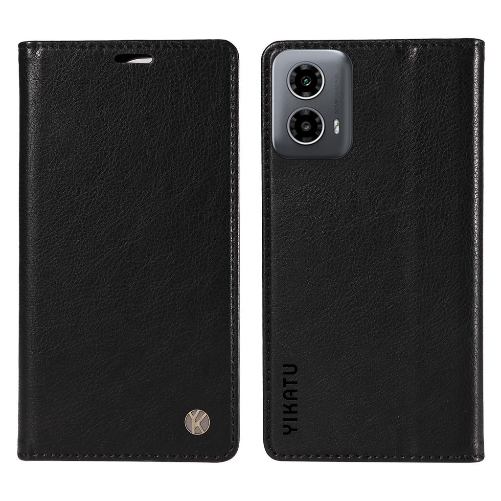 Lichee Pattern PU Leather Card Slots Wallet Phone Case for Motorola Moto G53,G14,G32,G54,G84,G34,G04,G24,G04s,E14,Edge 40,Edge 50 Fusion...