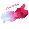 Belly Dance Faux Silk Veil Fans 1Piece Bamboo Long Fans Veils,Belly Dance Dancing Silk Fans,Dance Performances Props