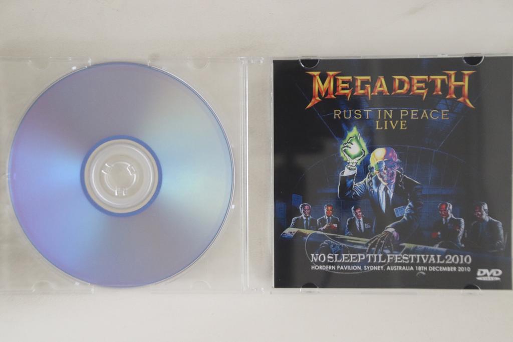 DVD MEGADETH - No Sleep Til Festival 2010 ŽÁDNÝ NE NA LABELU Neznámý Rock Použité