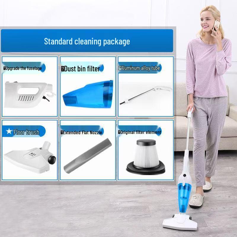 

Ручной пылесос высокой мощности для дома - Мощное всасывание для удаления пыли, клещей и шерсти животных с кроватей и диванов