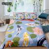 Home Living Luxury 3D Fish Lotus Bedding Set Flower Duvet Cover Pillowcase Queen And King Eu/Us/Au/Uk Size Comforter Bedding