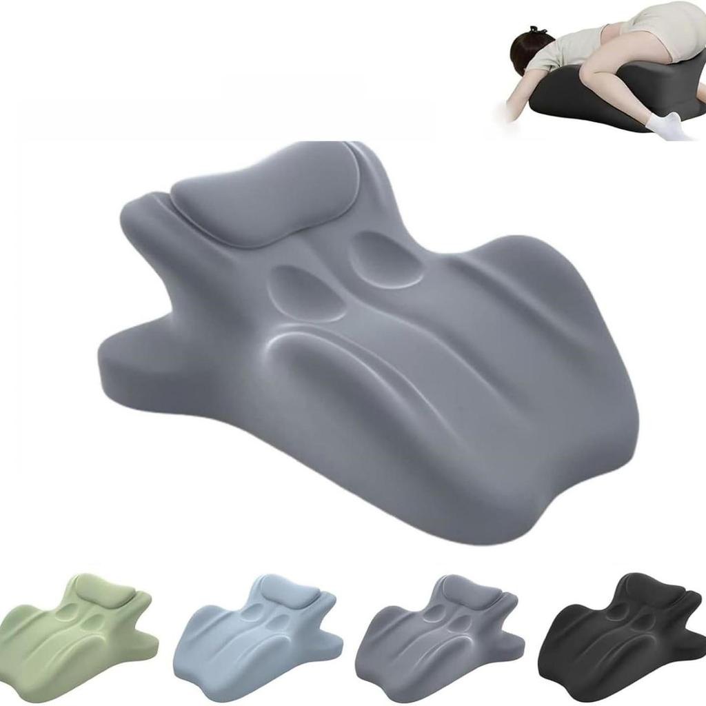 Multifunctional Memory Foam Nap Pillow - Face Down Headrest for Mobile Gaming and Relaxation