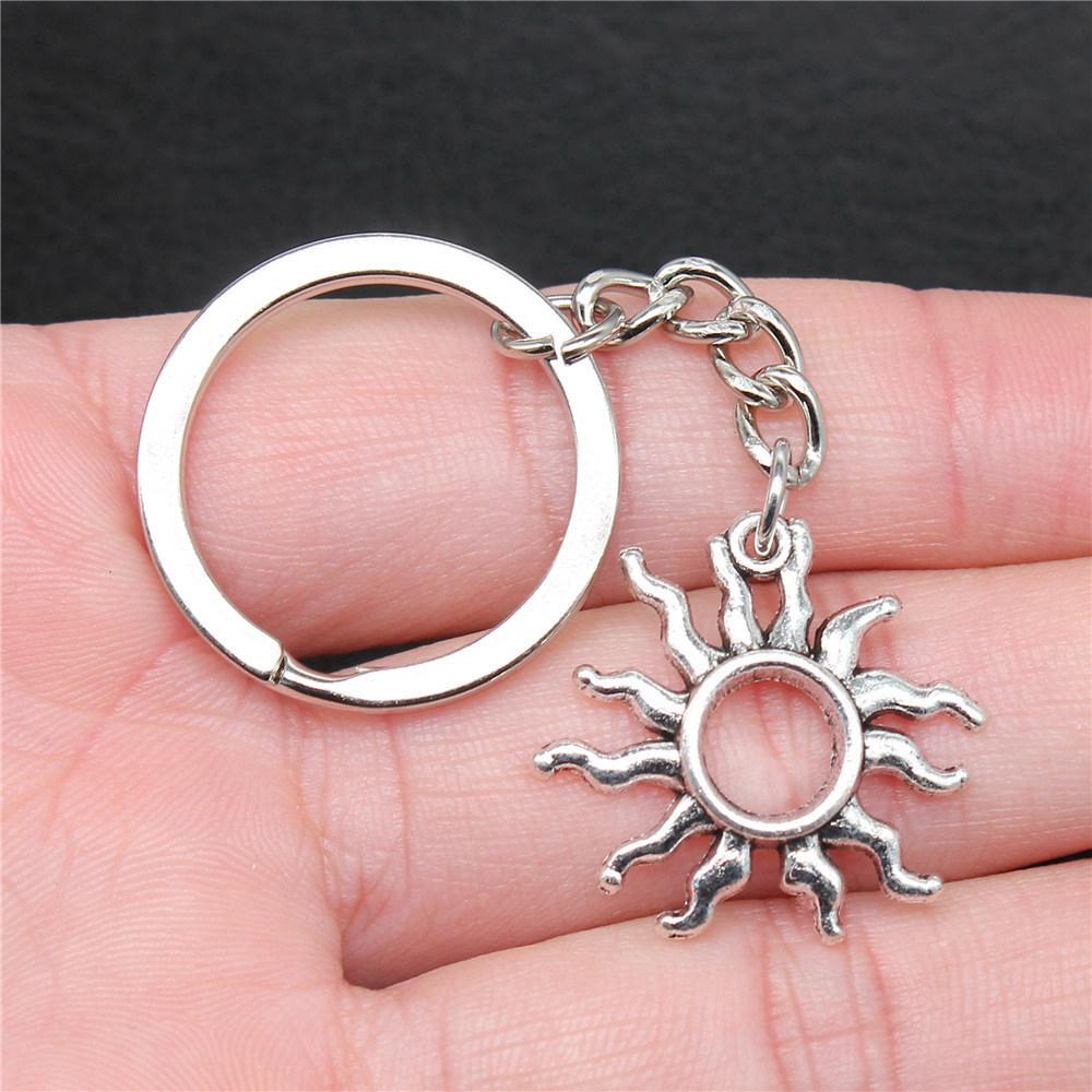 Sun Solar System Planet Keychain for Boys Fashion Vintage Gift for Kids Dainty Vacation Accessory