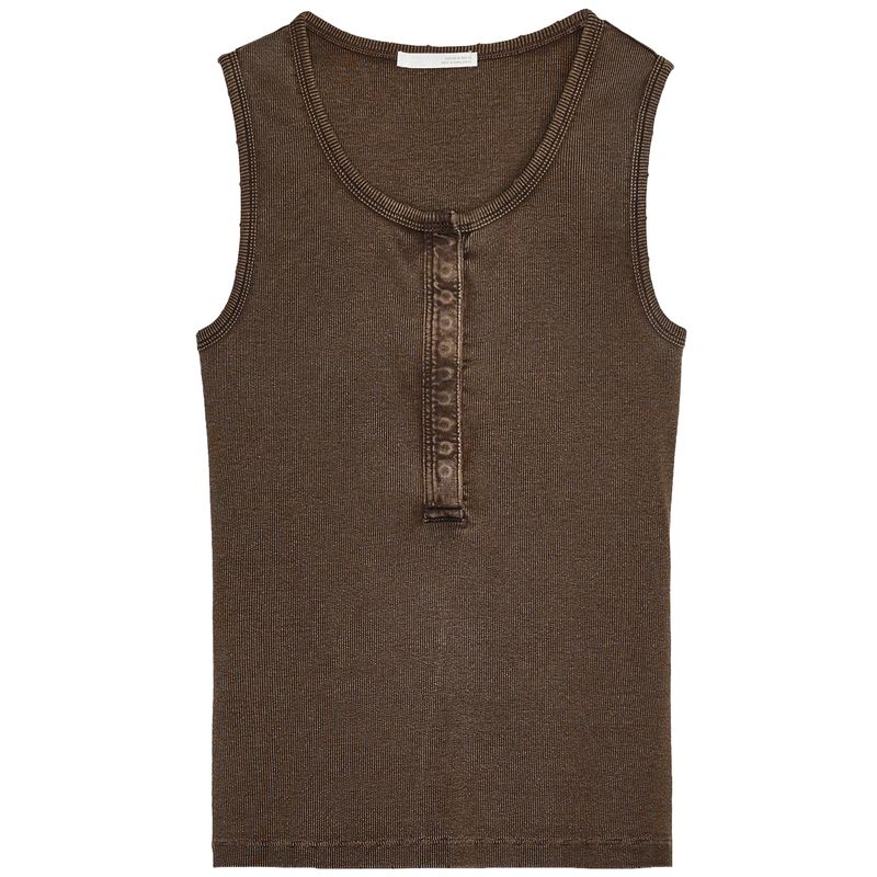 Zaprha 2025 New Arrival Multi-Color Choice Washed Rib Fashion round Neck Sleeveless T-shirt Top Female 3253338