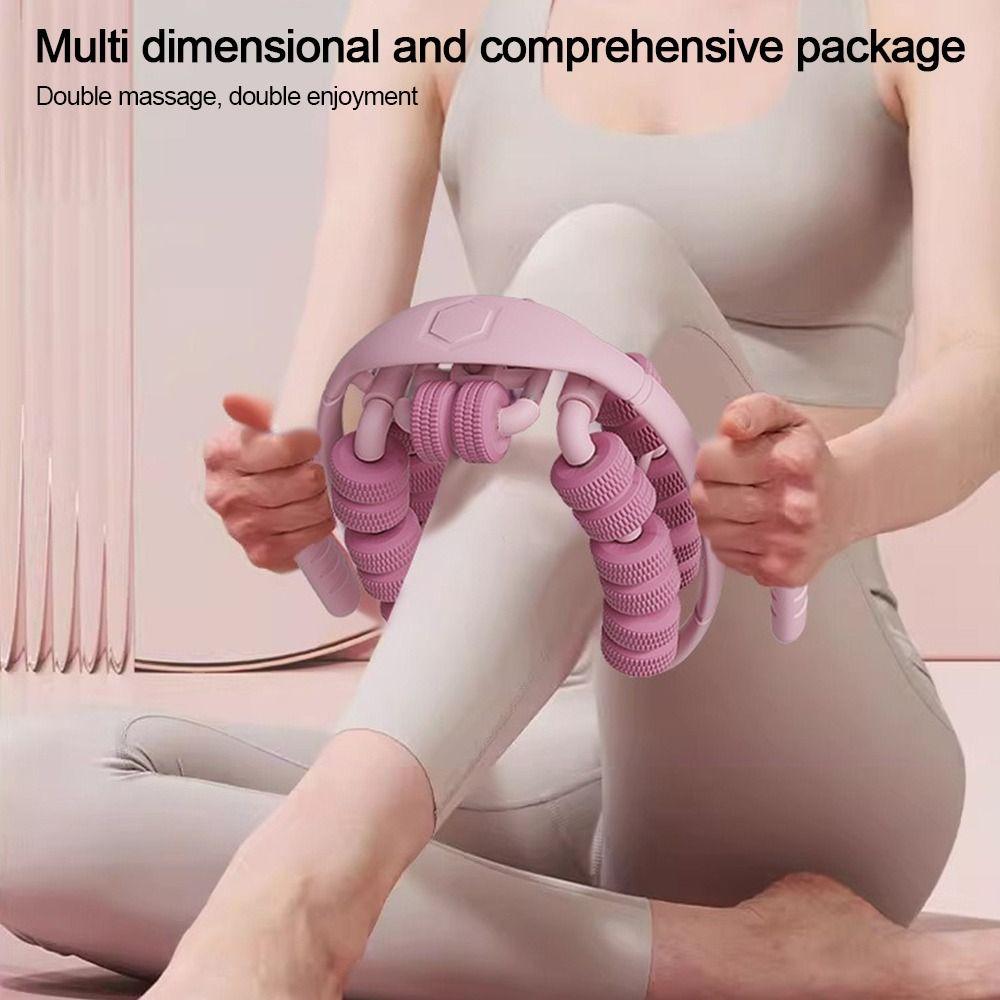 Massage Roller Annular Leg Clamp Solid Color Relaxing Tool Newest Leg Massager Yoga