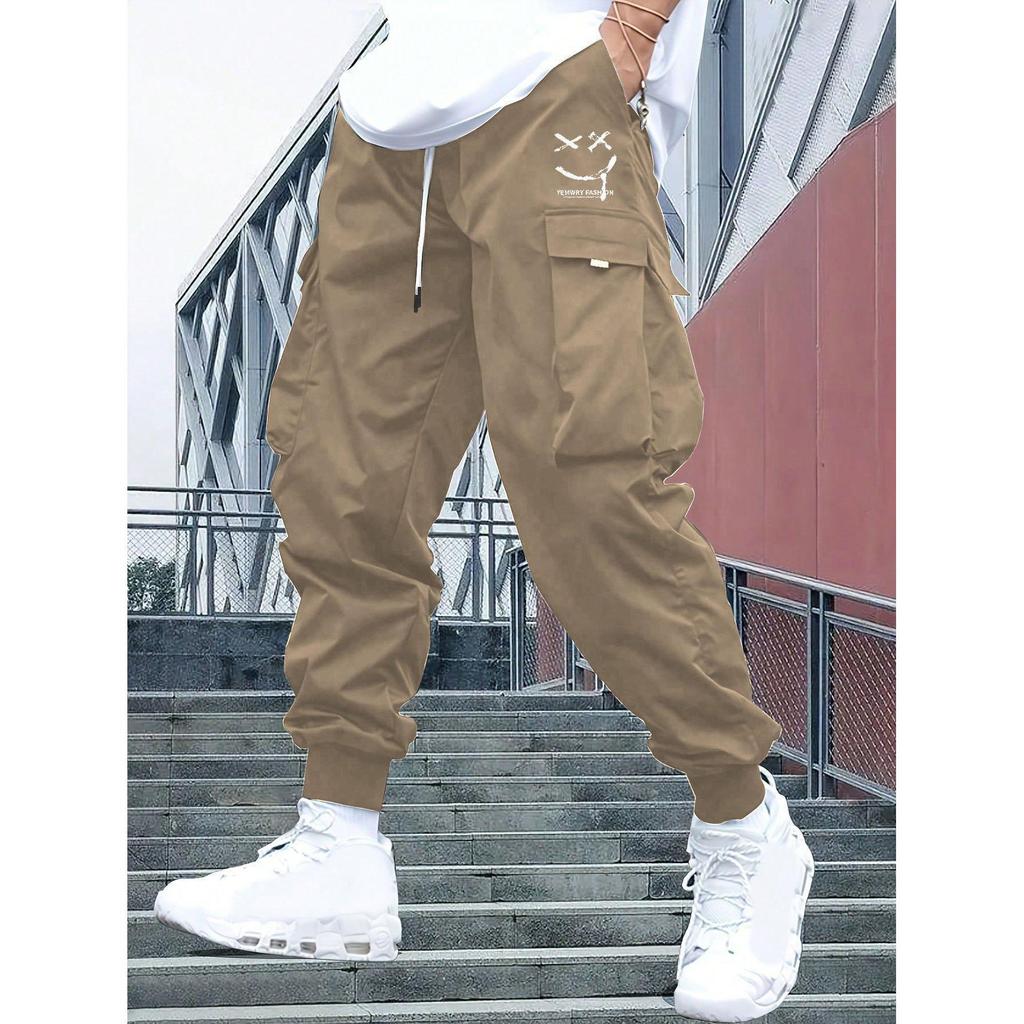 Summer Men'S Pants Casual Trousers For Male Elastic Waist Jogger Sport Pants With Drawstring Men Sports Trousers Pantalon Homme