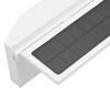Solar Powered Car Cooler Large Wide Angle 3 Fans Deodorant Energy Saving Car Exhaust Ventilation Fan White