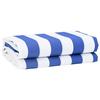 VidaXL Blue and White Awning Replacement Fabric 10x1.6 M 42000813