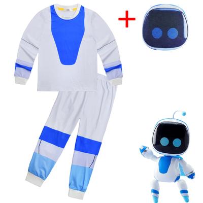 Dress Up Clothes, Universe Robot Printed Clothes, Children'S Loungewear Long-Sleeved Set Two-Piece Set 81098