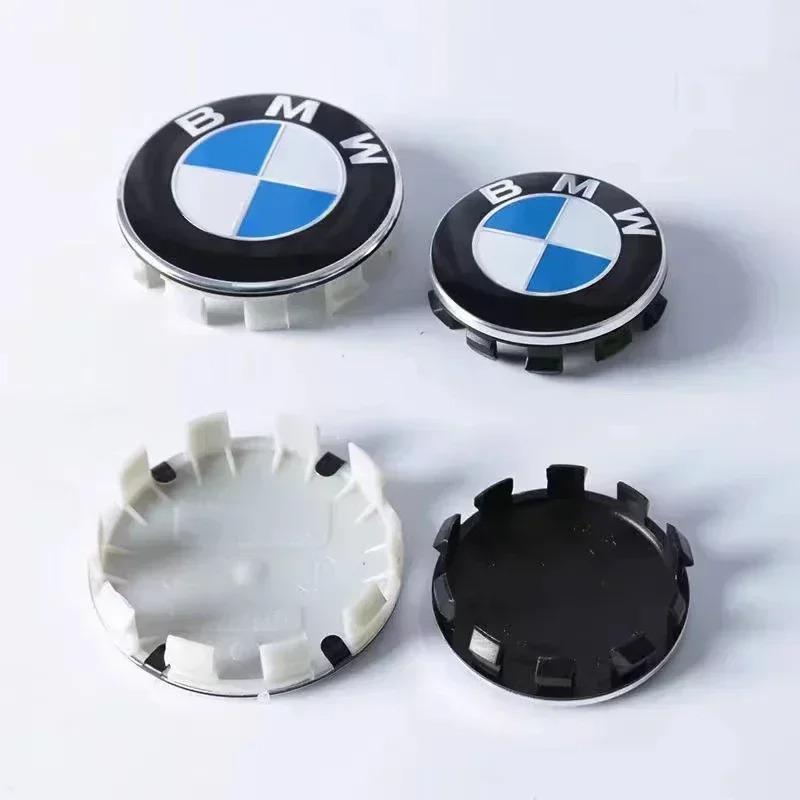 AXNX2 7Pcs Car Front Badge Rear Sticker Center Caps Steering Wheel Emblem For BMW X3 X5 G01 G20 G30 F10 F11 F20 F01 F30 E39 E60