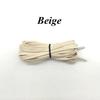 Flat Waxed Cotton Shoelace Waterproof Leather Shoe Laces for Boots Sneakers Casual Shoes Width 0.6cm Multiple Lengths and Colors