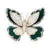 Sparkling Butterfly Decoration with Sculpted Profile and Attached Loop for Christmas Backrops Holiday Tree and Mantel Displays
