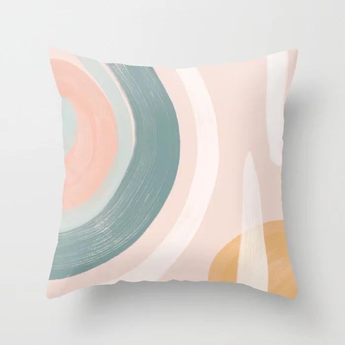 45X45CM Printed Panel Geometric Pillow Modern Minimalist  Office Cushion Cover Polyester