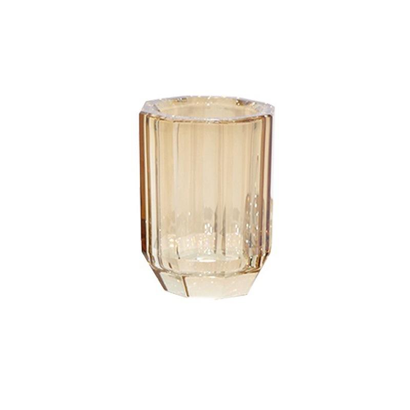 Glass lotion bottle transparent crystal bathroom set tray household soap dispenser set bathroom accessories organizer dispenser