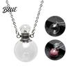 Transparent Scent Bottle Perfume Vial Pendant Necklace Aroma Essential Oil