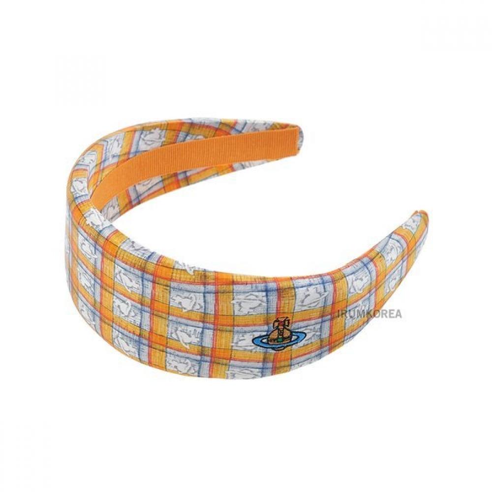 Вышитый ободок Vivienne Westwood с логотипом Orb 81020024 W0167 E401 ONE SIZE