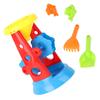 5 PCS Toy Sand Bucket Toys for Kids Animal Sandbox Playing Clock Seaside