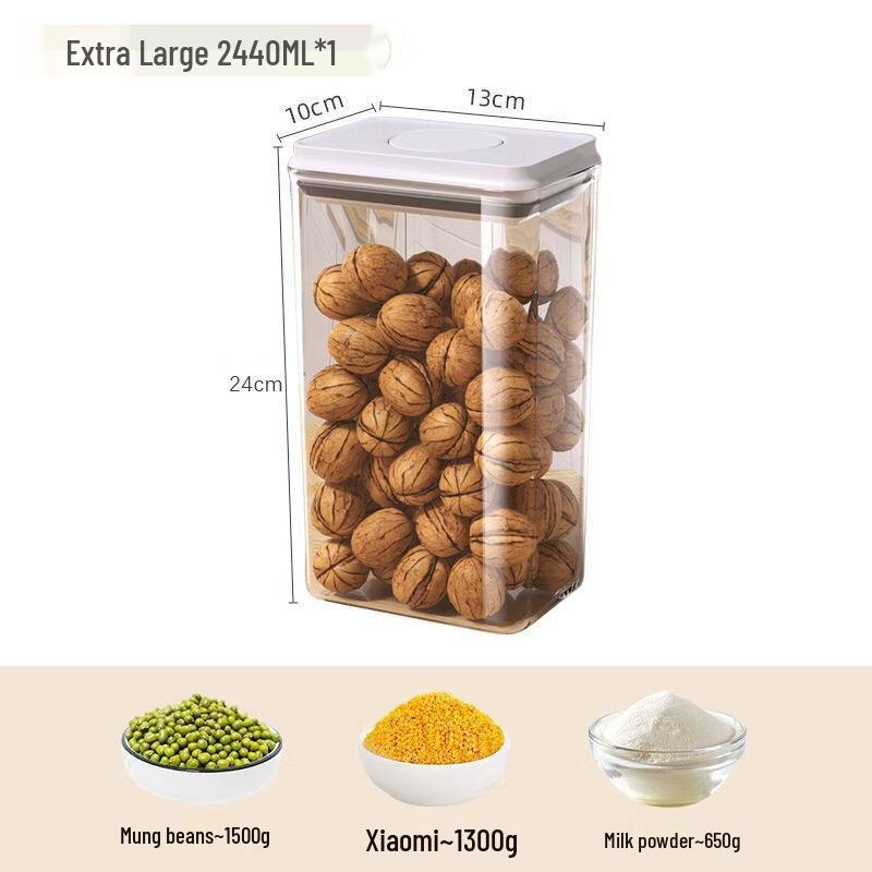 WQ Press-Lock Sealed Food Storage Box 2440ML Extra Large