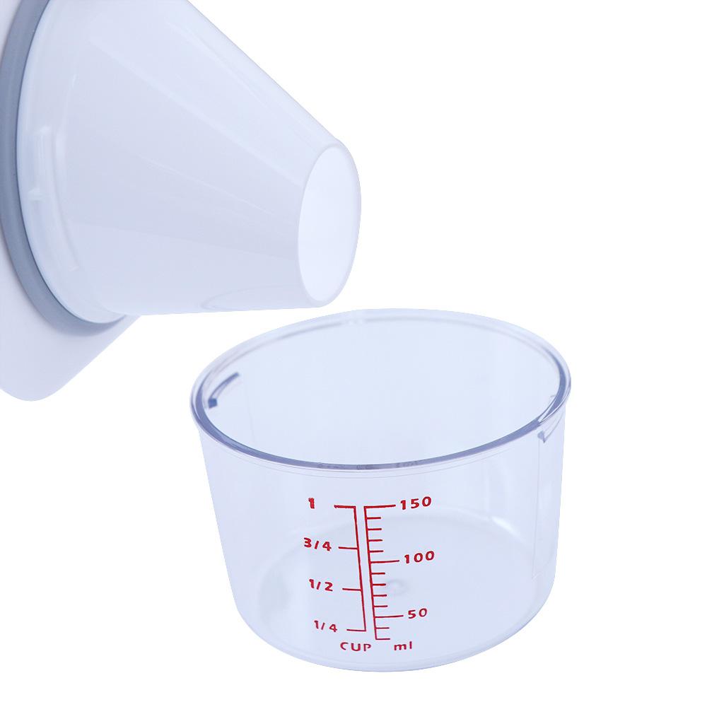 Pulver-Wäsche-Messbecher, Waschmittelbox, Müslidose, Waschpulverbehälter, Aufbewahrungseimer