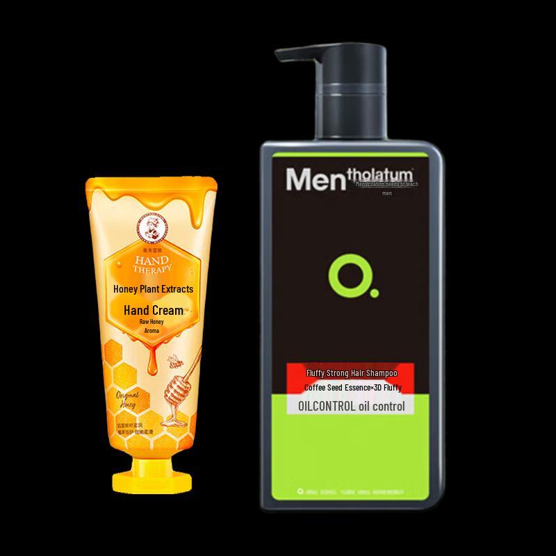 Mentholatum Honey Hand Cream & Volumizing Shampoo Set