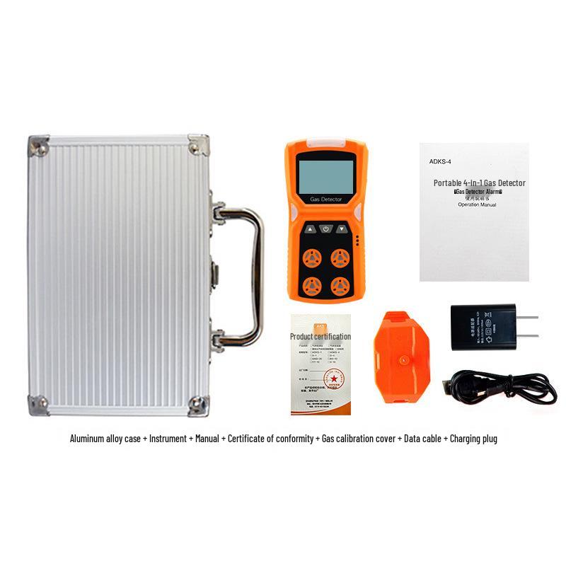 Aidekes ADKS-4 Explosion-Proof Four-in-One Portable Gas Detector for Toxic and Harmful Gases