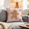 Doll Adorable Ginger Bread Cushion Cover 1Pcs Decorative Covers Soft Cushion Case For Sofa Couch Decor 40X40 45X45 Pillowcases