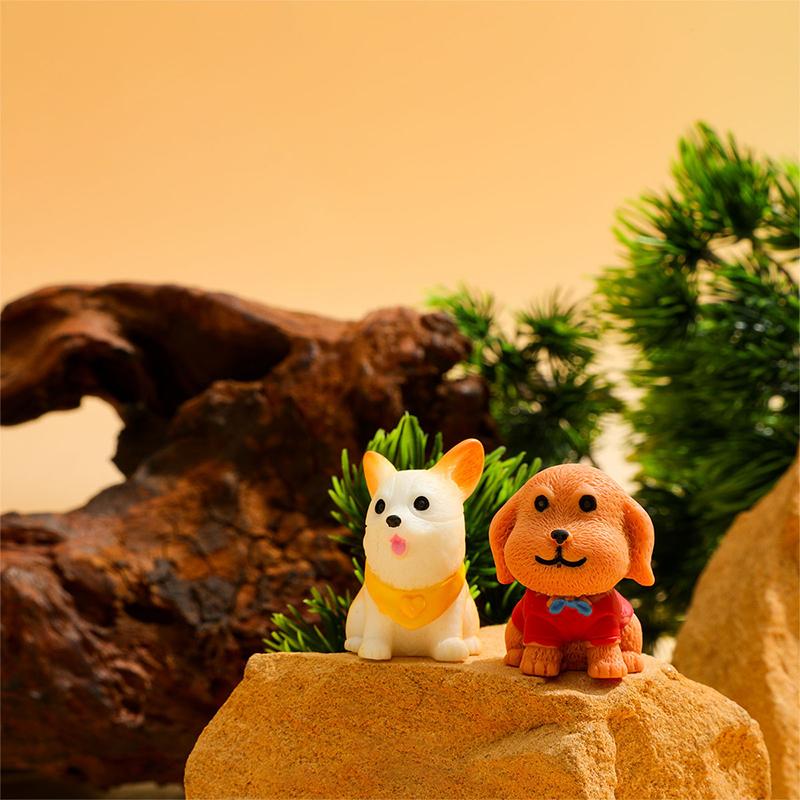 Cartoon Cute Simulation Animals Miniature Figurines Creative DIY Home Decoration Accessories Kawaii Desktop Decoration Gifts