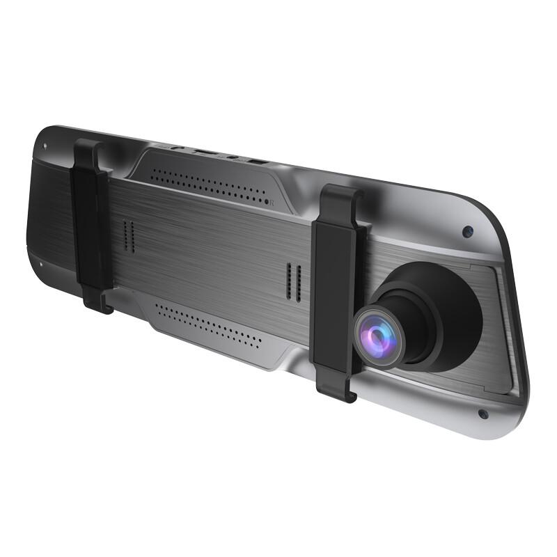 VELUT C60 1080P Touch Screen Rearview Mirror Dash Cam with Front & Rear Dual Recording (CN version)