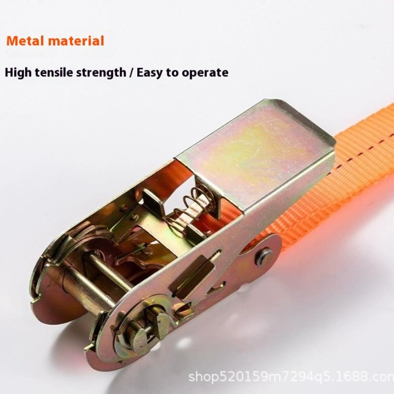 1Pcs 8Meters2Tonsratchet Double Hook Complete Set Tensioner Truck Tensioner Polyester Thickened Fixedstrap Tensioner