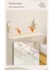 Creamy White Aluminum Bathroom Mirror & Vanity Storage Rack