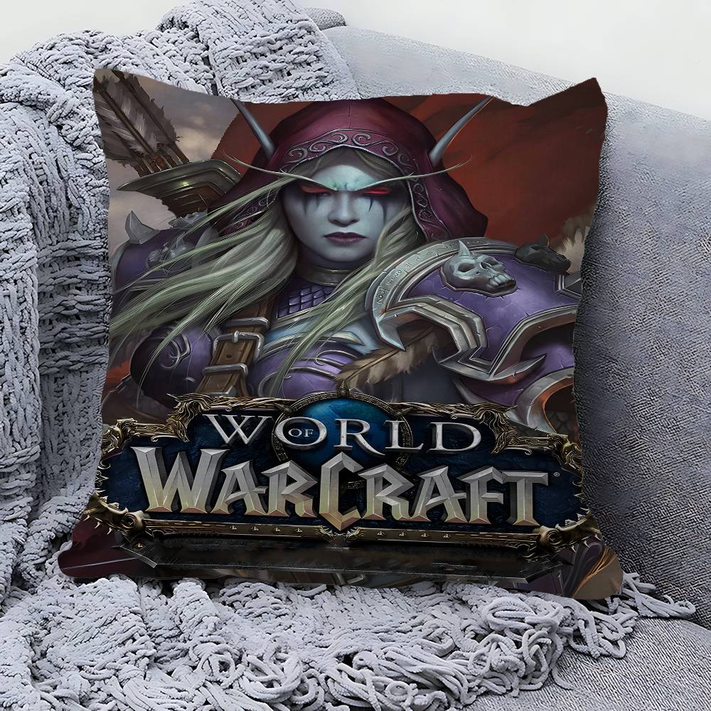 Game World Of Warcraft Cushion Cover Polyester Sofa Cushions Decorative Throw Pillows Home Decoration Pillowcover