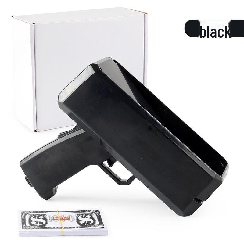 60-Electric Money Spray Gun: Unique Toy Shooting US Dollar Bills