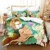 Fashion 3D Print Kawai Girl Beyond the Boundary Beding Set Bedrom Soft Modern Bedspreads Comefortable Soft with Soft Fabric Duvet Cover Pilowcase