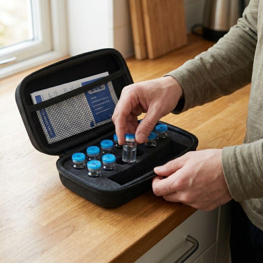 Waterproof Insulin Vial Storage Case Dust-proof Insulin Organizer Insulin Vial Protector Home Use