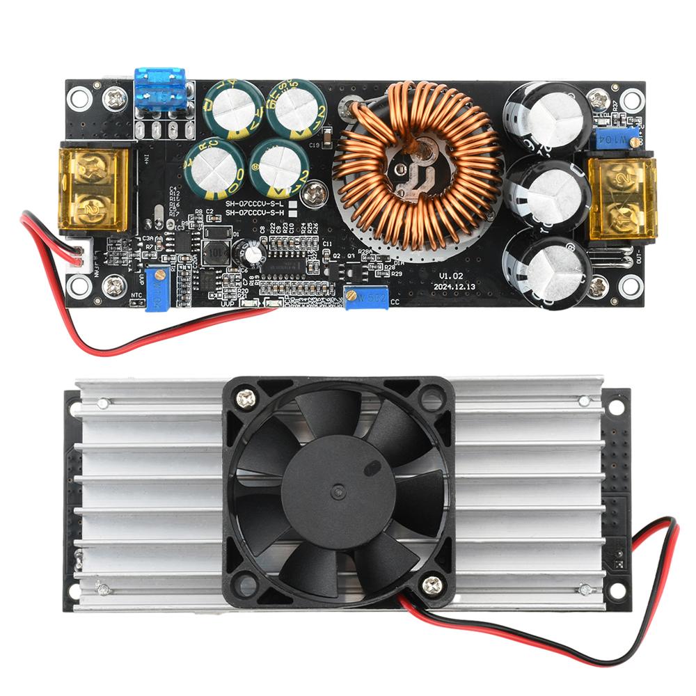1200W 20A DC-DC Boost Converter Step Up Power Supply DC14-60V to 14-90V DC14-85V to 14-90V/14-120V Adjustable Voltage Module
