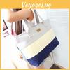 Women Canvas Stripe Handbag Summer Beach Shoulder Bags Messenger Tote Hand Bag