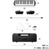 RiZKiZ Keyboard Harmonica 32 Keys Can Be Used In for Table for Standing with Hold Name Sticker Space Included [Lavender] Class, Playing, Performance,