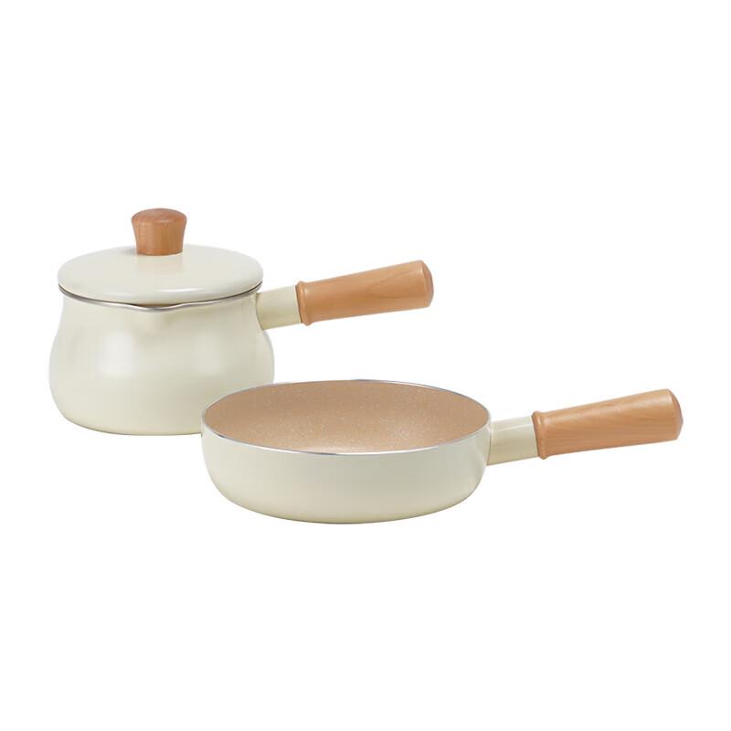 Deshrang Antibacterial Non-stick 2-Piece Cookware Set