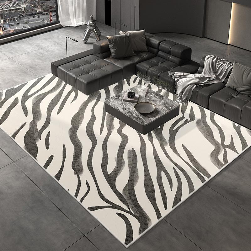 Minimalist Luxury Lint-free Carpet for Living Room Decoration Bedroom Office Easy Clean Rug Large Area Antiskid Soft Floor Mats